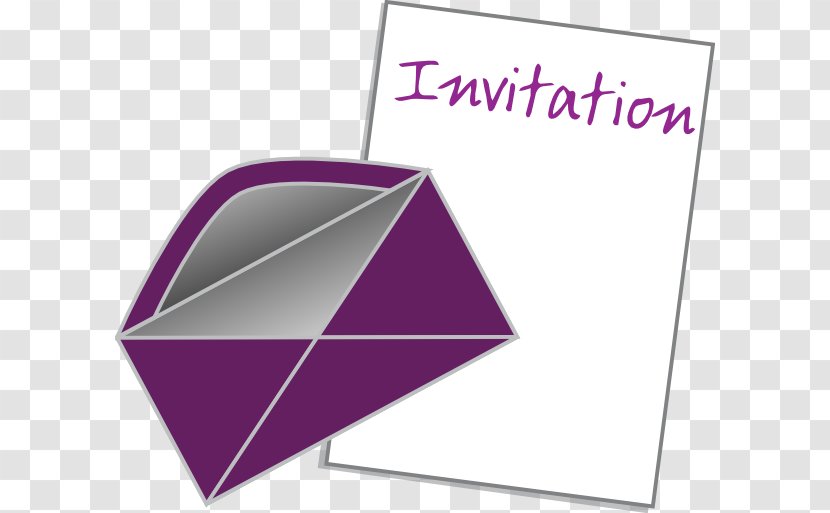 Wedding Invitation Clip Art - Violet Transparent PNG
