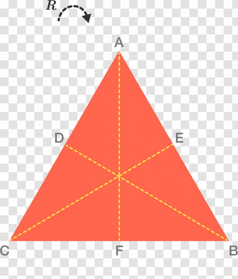 Triangle Point Diagram - Reflection Symmetry Transparent PNG