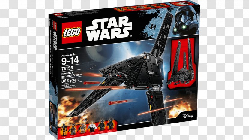 Orson Krennic LEGO 75156 Star Wars Krennic's Imperial Shuttle Lego Toy - City Transparent PNG