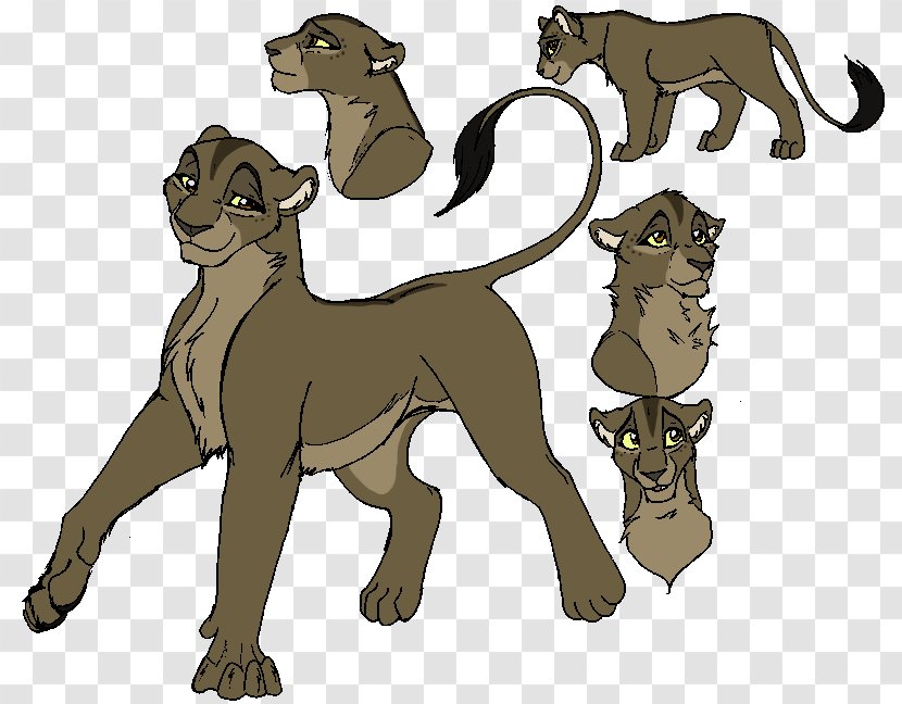 Nala Kiara Lion Drawing Female - King Ii Simbas Pride - How To Draw A Transparent PNG