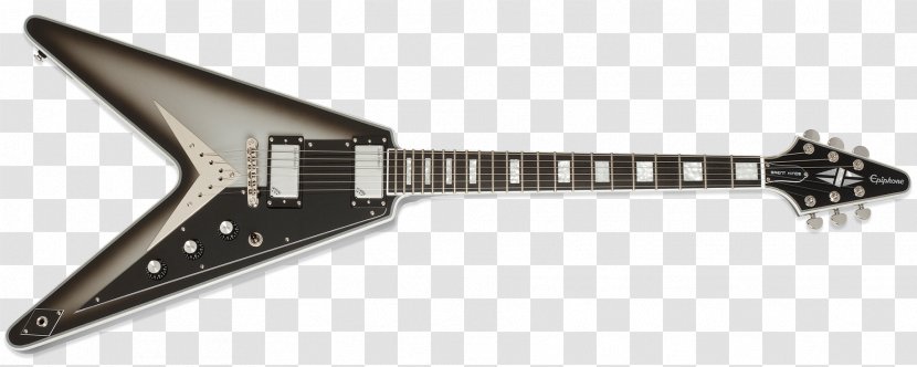Gibson Flying V Les Paul Custom Epiphone Brent Hinds Flying-V Guitar Mastodon - Flower Transparent PNG