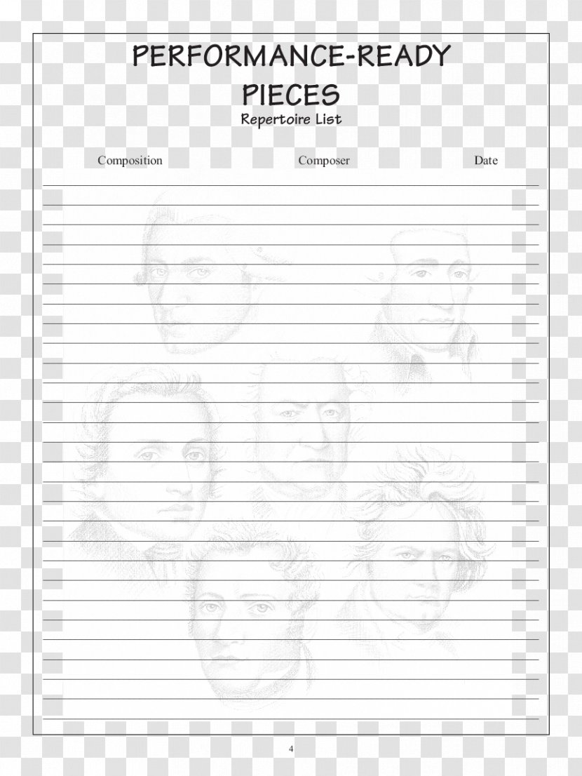 Paper Handwriting Document Letter - Heart - Dental Health And Record Sheet Transparent PNG
