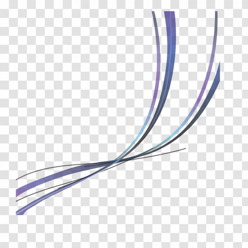 Ribbon Designer - Blue - Exquisite Transparent PNG
