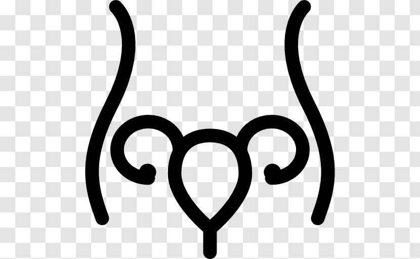 Uterus Fallopian Tube Surrogacy Prolapse - Black And White - Woman Transparent PNG