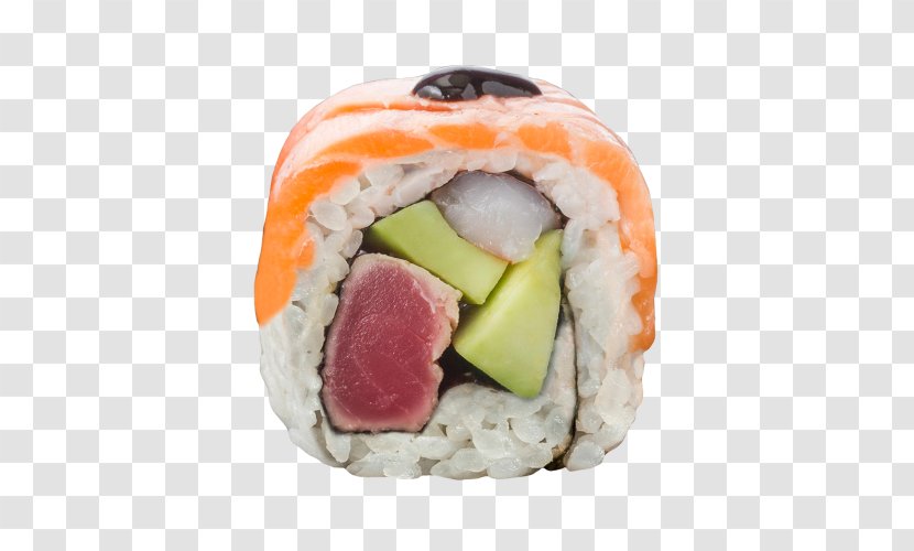 California Roll Sashimi Gimbap Smoked Salmon Sushi - Food Transparent PNG