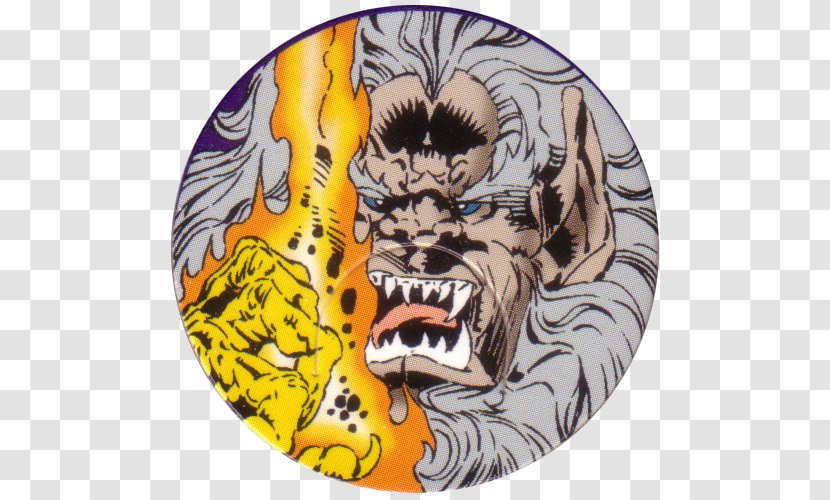 Fantastic Four Tiger Marvel Comics Milk Caps - Legendary Creature - Comic Blast Transparent PNG
