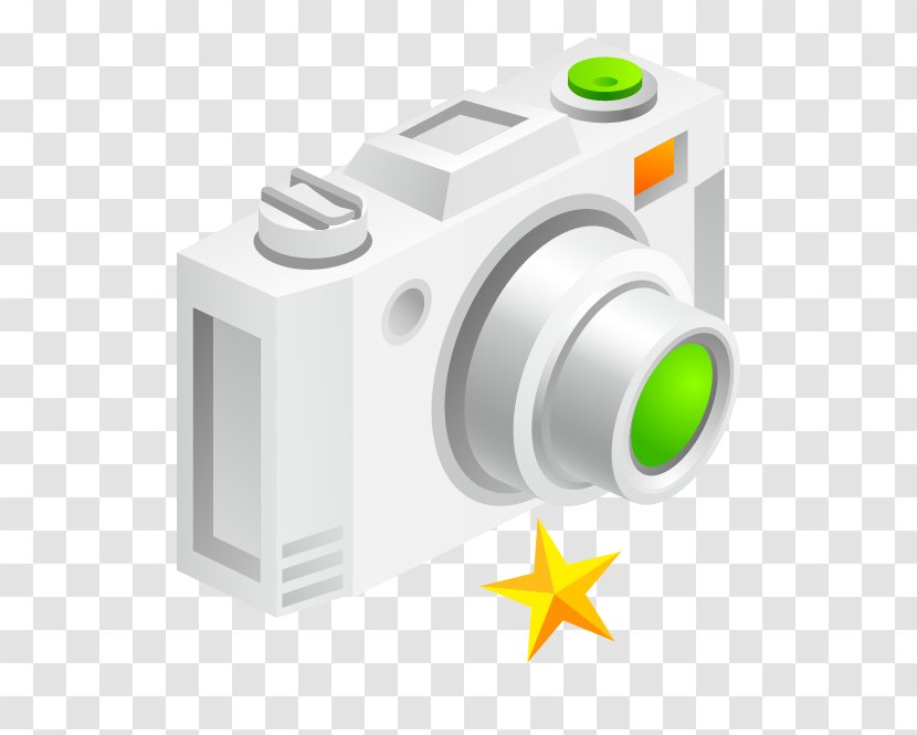 Camera Cartoon - Gratis - White Transparent PNG