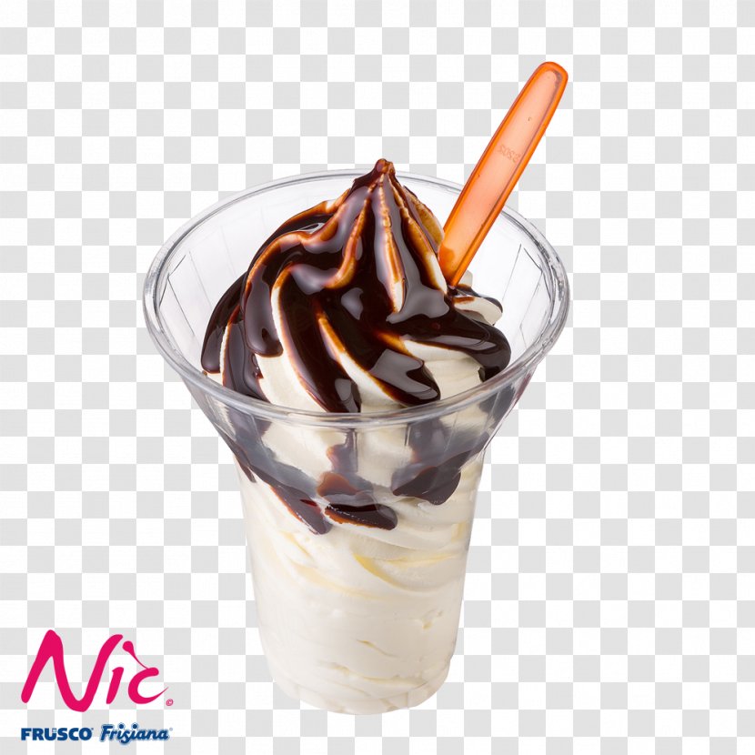 Sundae Milkshake Chocolate Ice Cream Waffle - Frozen Dessert Transparent PNG