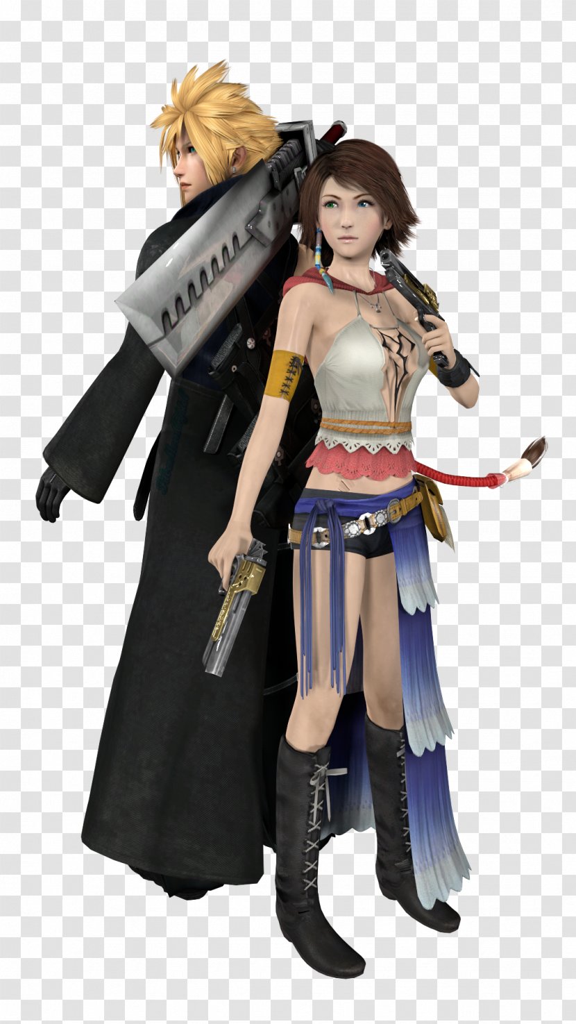 Final Fantasy X Yuna Rendering The Elder Scrolls V: Skyrim - Figurine - Cloud Japan Transparent PNG
