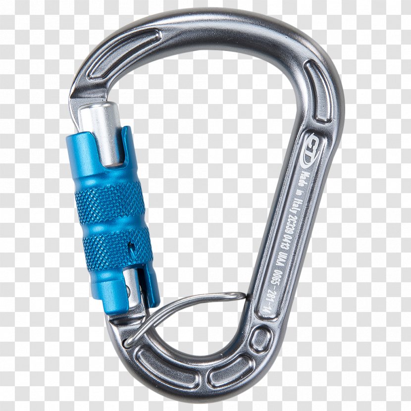 Carabiner Sport Climbing Traditional Mountaineering - Lock - Belay Device Transparent PNG
