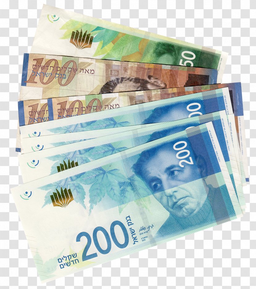 Israeli New Shekel Currency Symbol Banknote - Cash Transparent PNG