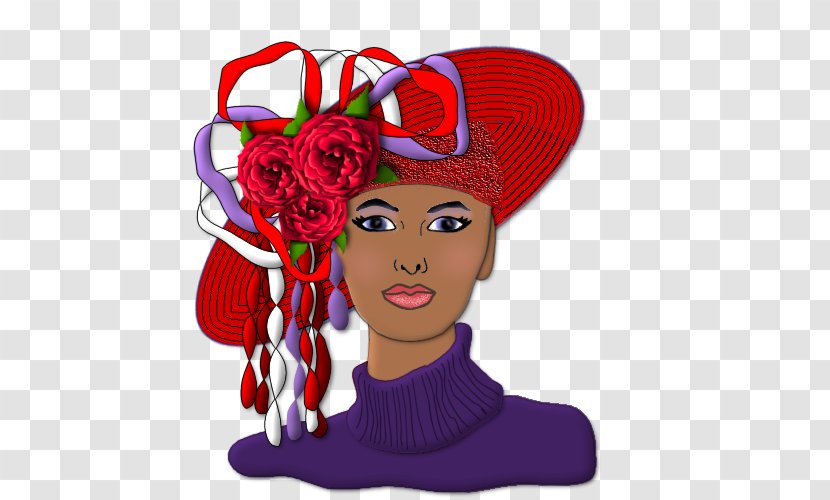 Red Hat Society Woman Clip Art - Sun Transparent PNG
