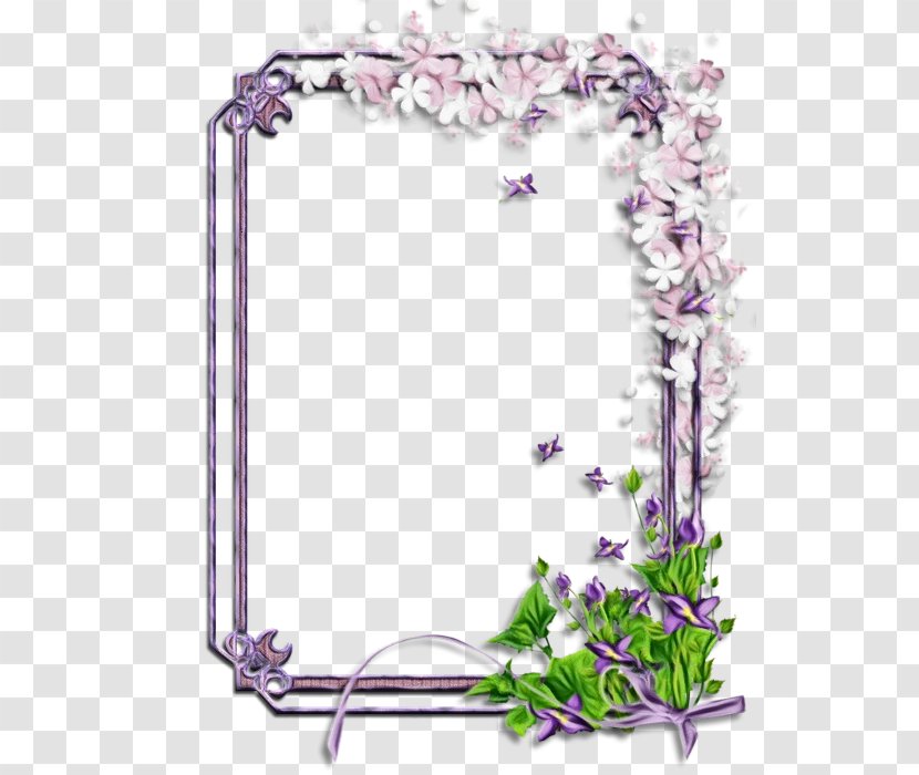 Background Flowers Frame - Flower - Interior Design Picture Transparent PNG