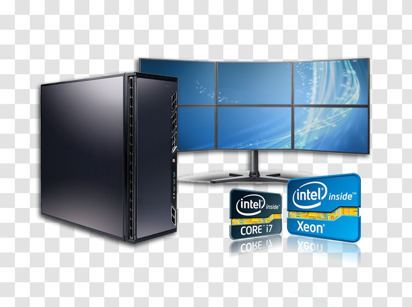 Computer Monitor Accessory Monitors Xeon Multimedia - Intel Core - Enterprises Station Transparent PNG