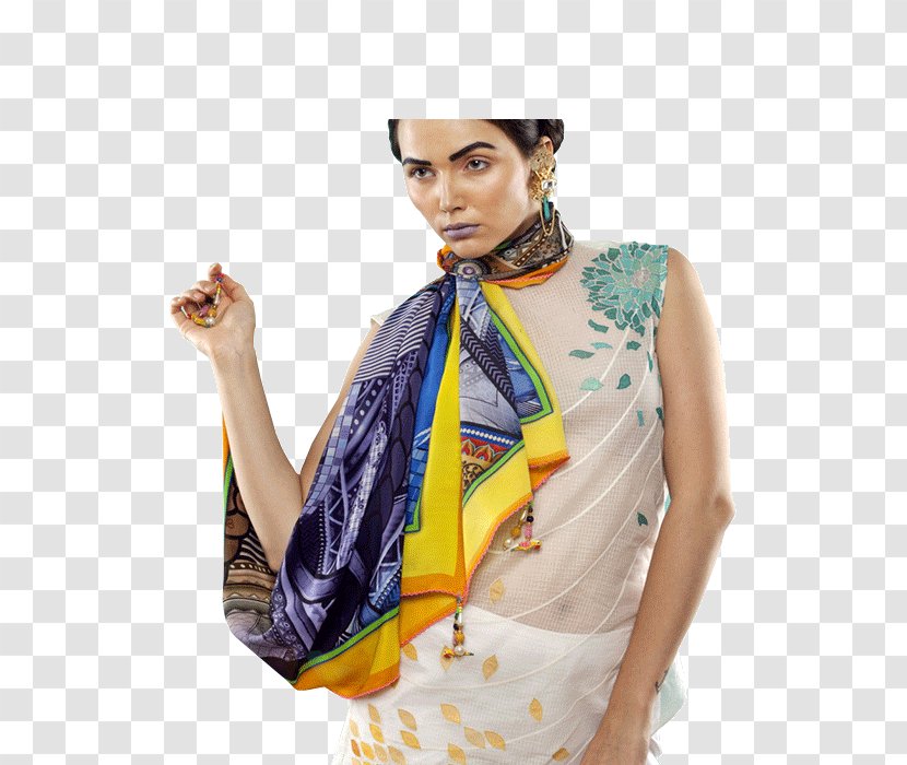 Silk - Scarf - Woman Accessories Transparent PNG