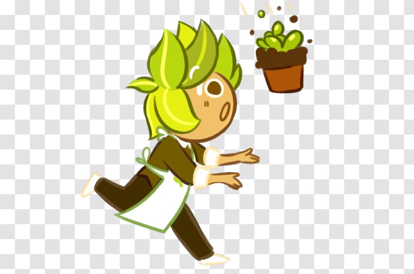 Cookie Run Herb Biscuits Peppermint Leaf - Cartoon Transparent PNG