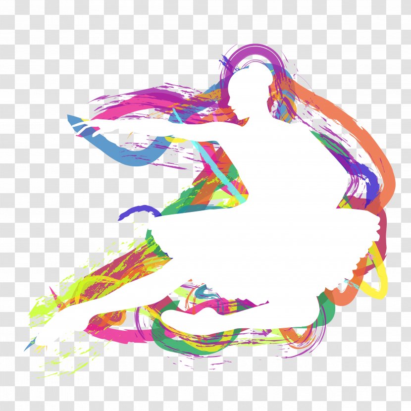 Ballet Silhouette Dance - Tree - Movement,Sketch,ballet,Painted Transparent PNG