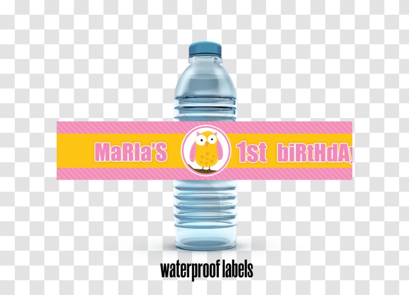Water Bottles Label Plastic Bottle - Design Transparent PNG