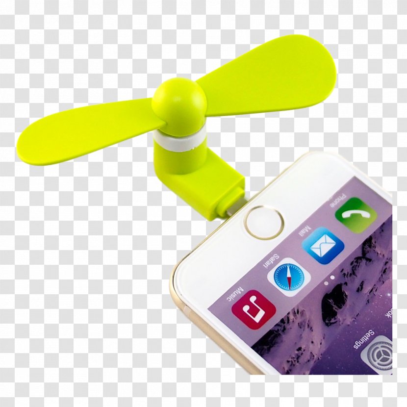 IPhone 5 6 Fan Mobile Phone Accessories Mini-USB - Lightning - Mini Transparent PNG