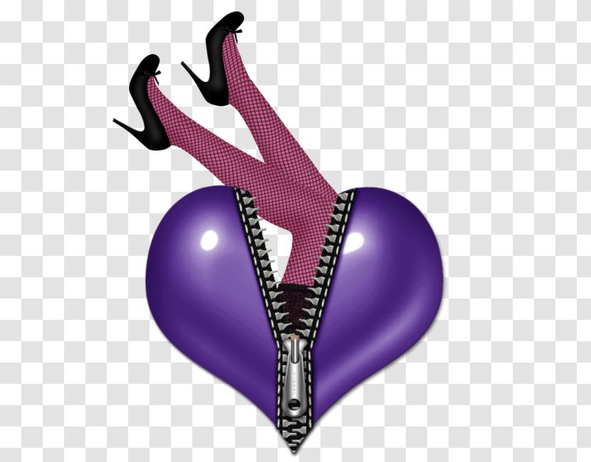 Heart Clip Art - Purple - I Love Woman Back Transparent PNG
