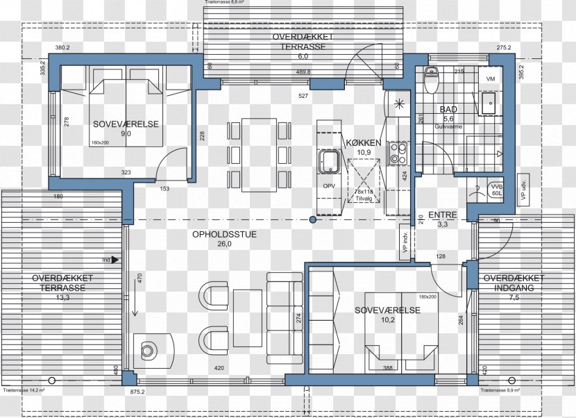 Floor Plan House Body Facade - Plane Transparent PNG