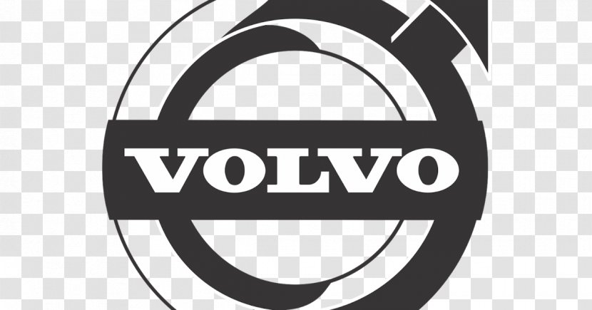 AB Volvo Cars Logo - Black And White Transparent PNG