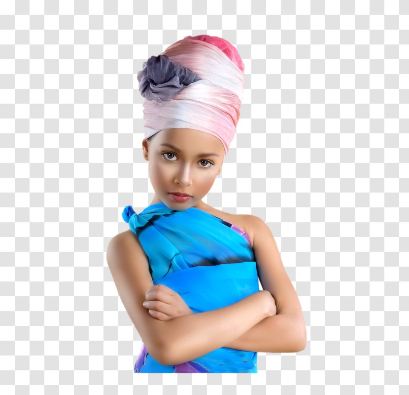 Child Turquoise Color Blue Shoulder - Headgear Transparent PNG