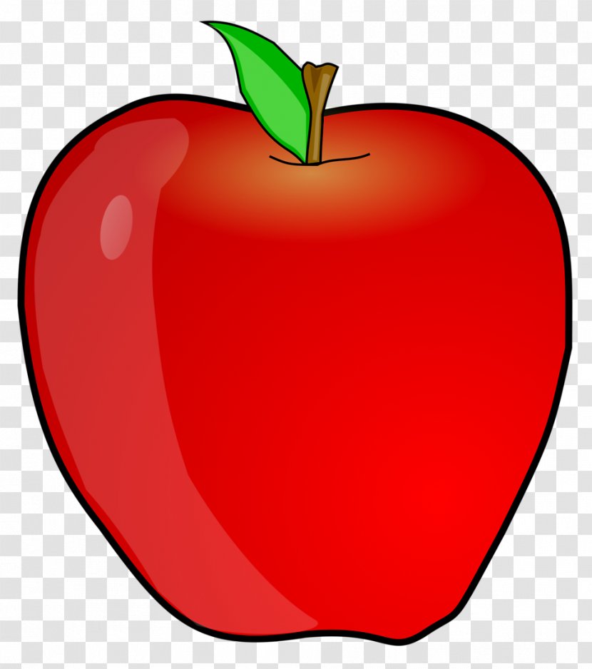 Apple Clip Art - Red Transparent PNG