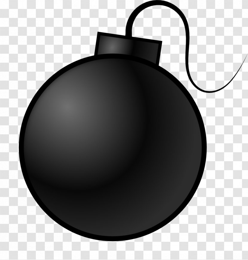 Black And White Circle - Product Design - Bomb Transparent PNG