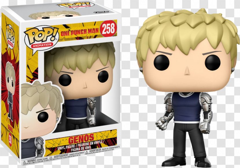 Funko One Punch Man Collectable Genos Action & Toy Figures - Silhouette Transparent PNG