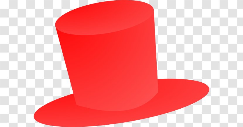 Hat Red Cylinder - Headgear - Top Cliparts Transparent PNG