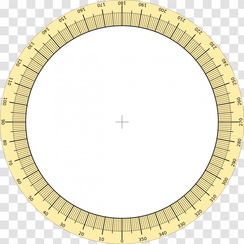 Azimuth Circle Angle - Scale Transparent PNG