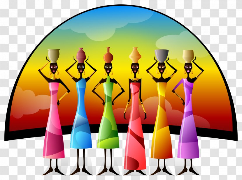 Africa Woman Clip Art - African Transparent PNG