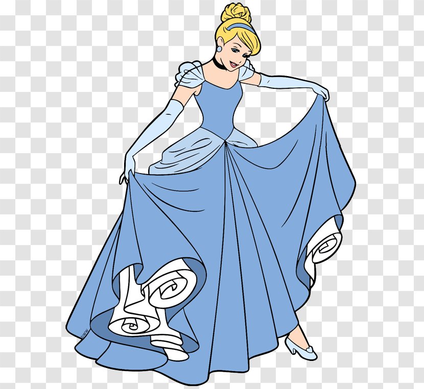 Dress Clothing Ball Gown Clip Art - Cindrella Transparent PNG