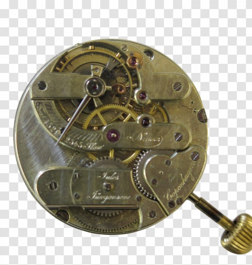 Pocket Watch Chronometer Movement Clock - Parts Transparent PNG