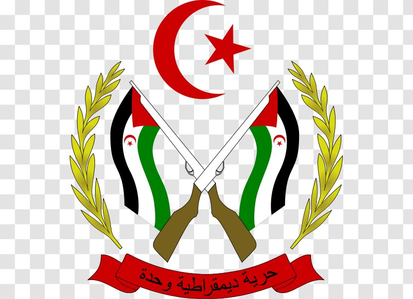 Outline Of The Sahrawi Arab Democratic Republic Bir Lehlou Coat Arms People - Fictional Character - Palestine Al Quds Transparent PNG