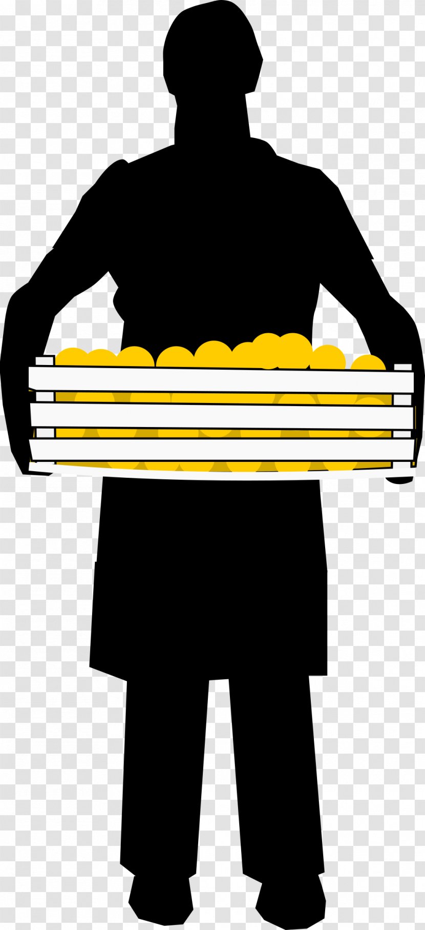Grocery Store Silhouette Clip Art - Worker Transparent PNG