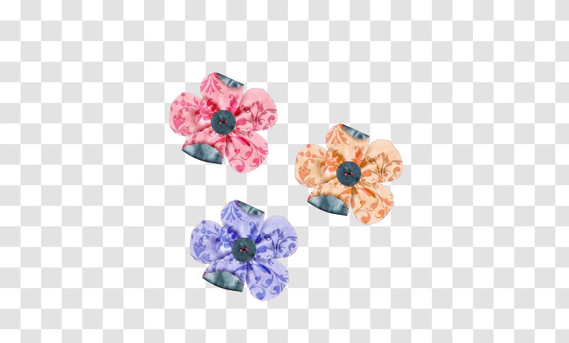 South Korea Animation - Gratis - Flowers And Jewelry Cute Retro Transparent PNG