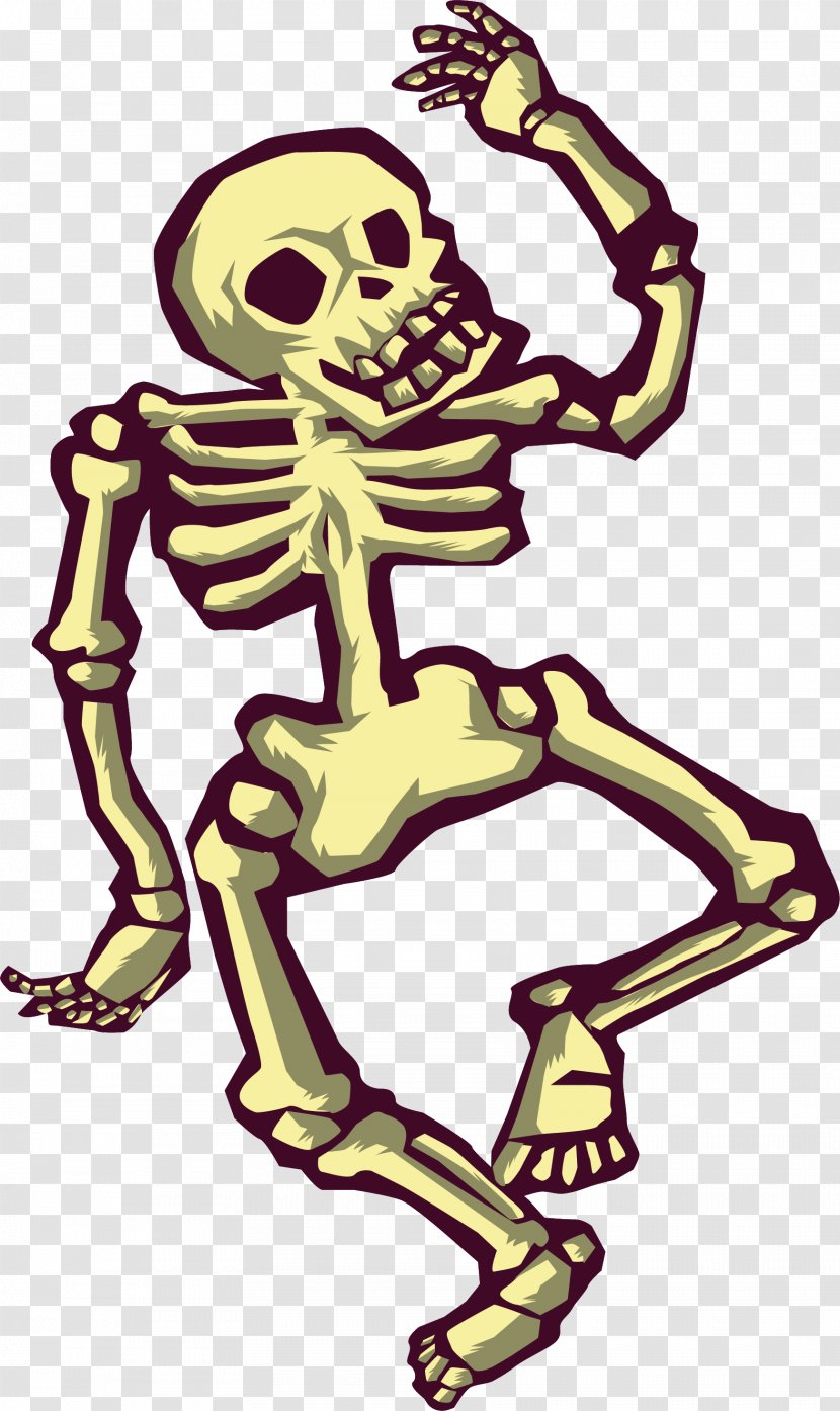 Skeleton Dance Illustration - Organism - Dancing Transparent PNG