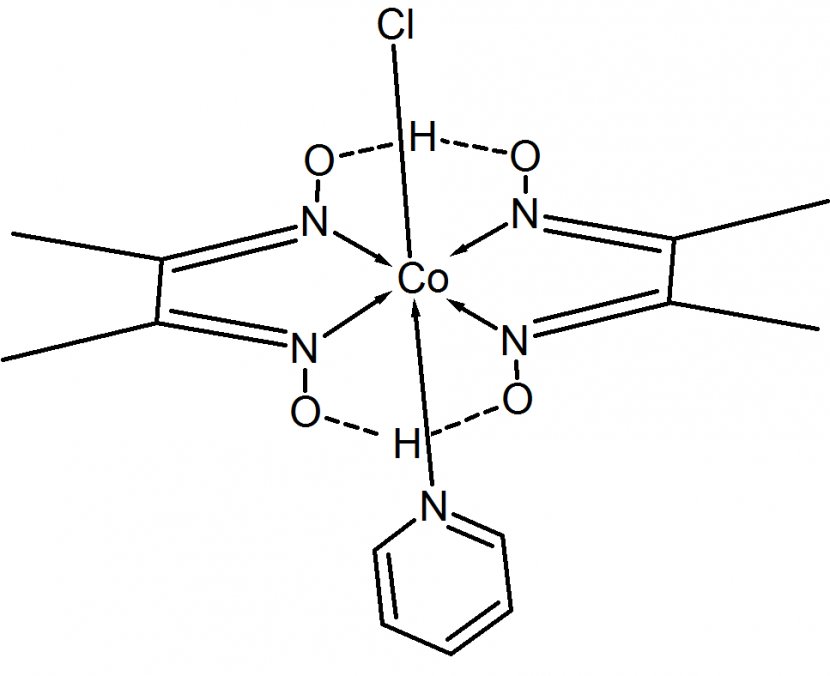 Chloro(pyridine)cobaloxime Dimethylglyoxime Cobalt Chloride - Sodium Transparent PNG