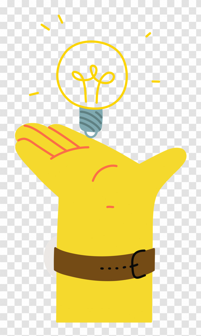 Cartoon Yellow Line Hat Meter Transparent PNG