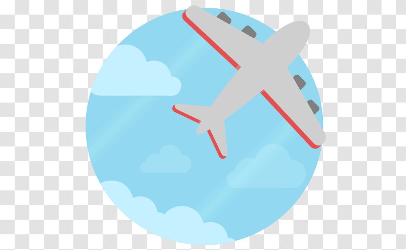 Android Download - Air Travel - Azure Transparent PNG