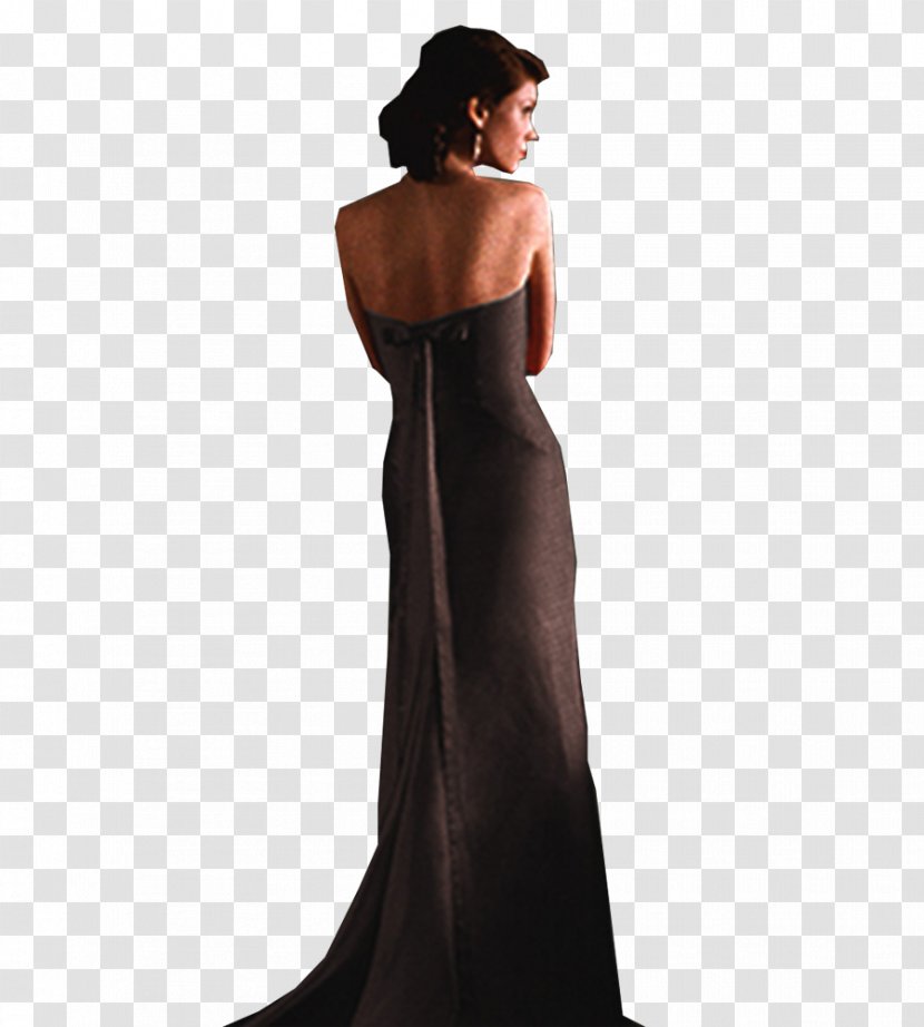 Dress Evening Gown Icon - Bridal Party - Women Back Transparent PNG