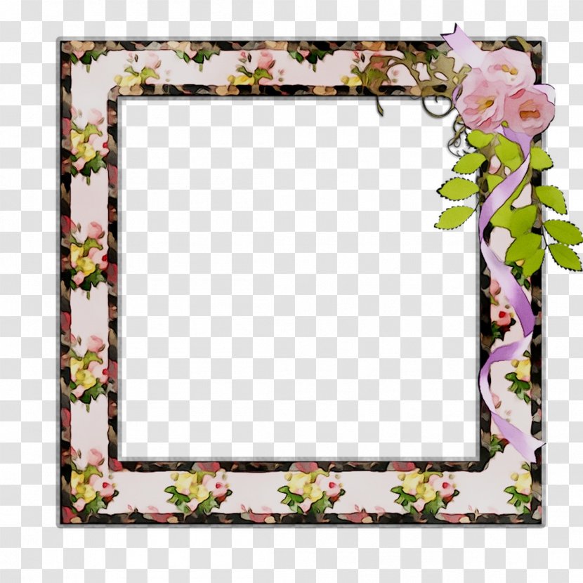 Floral Design Cut Flowers Picture Frames - Pink M Transparent PNG