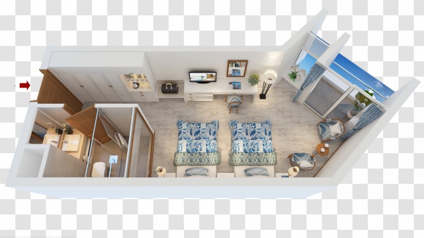 Royal Marina Center Nha Trang Condo Hotel Vinhomes Floor Plan Project - Sleep Transparent PNG