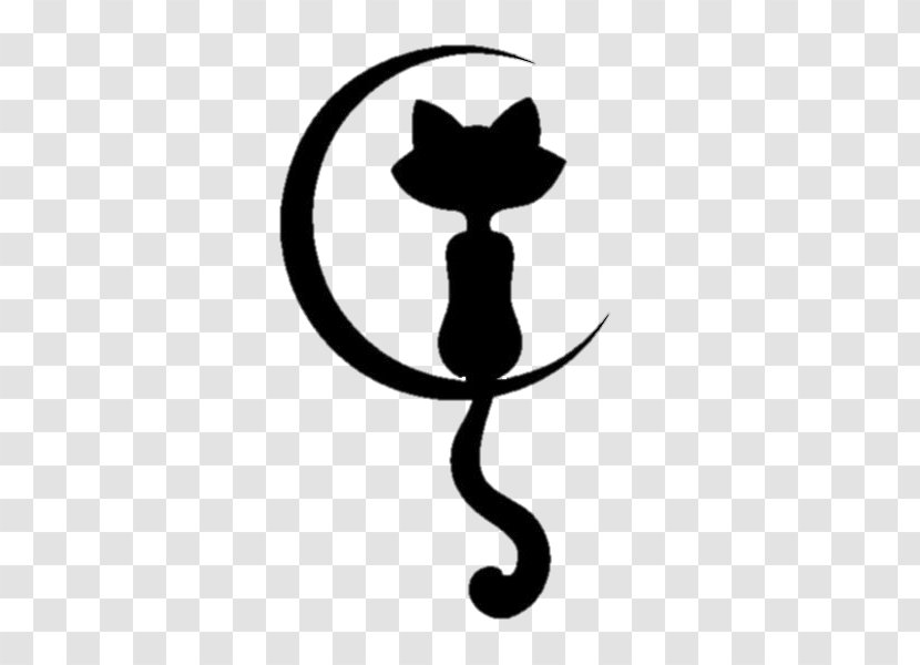 Cat Silhouette - Symbol - Blackandwhite Transparent PNG