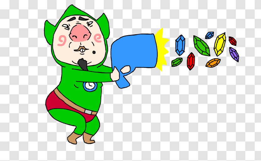 Freshly-Picked Tingle's Rosy Rupeeland Super Smash Bros. Character Clip Art - Tree - Rupee Link Transparent PNG