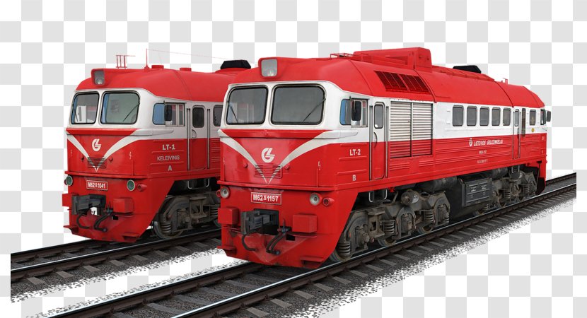 Electric Locomotive Rail Transport Passenger Car Train - Scale Models Transparent PNG
