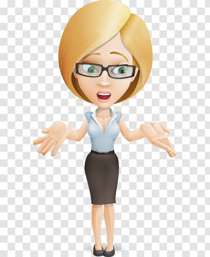 Businessperson Accountant Cartoon - Silhouette - Woman's Day Transparent PNG