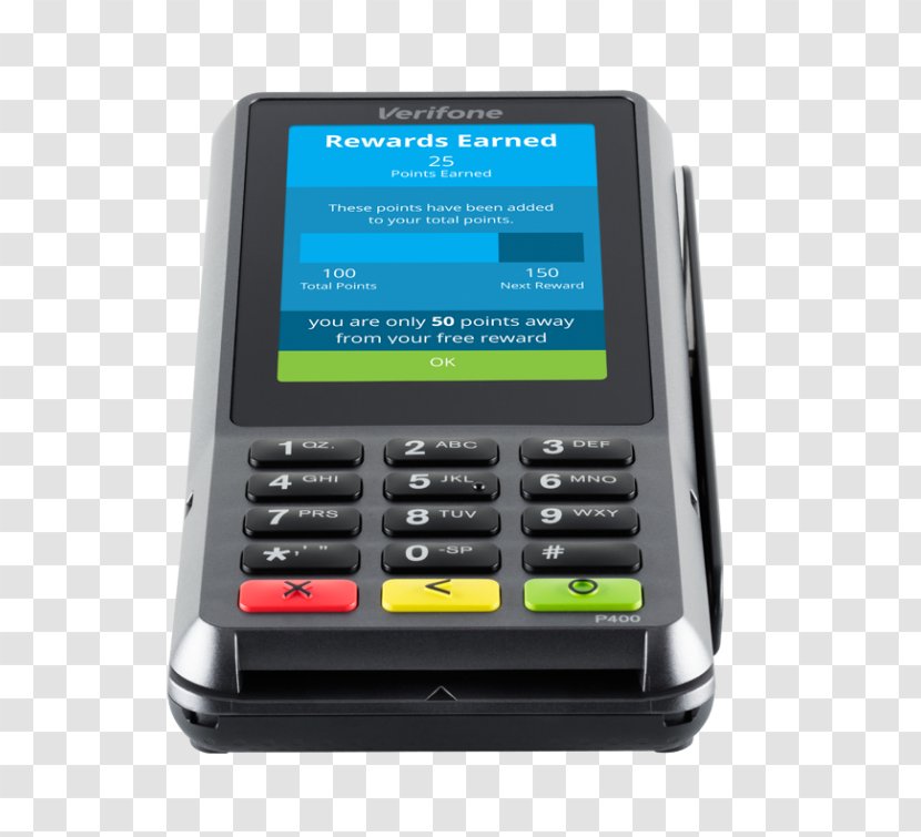 Feature Phone Cash Register VeriFone Holdings, Inc. Mobile Phones Sales - Multimedia - Pin Pad Transparent PNG